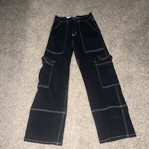 Aphrodite Black Cargo Pants Women's Size 7 (28)